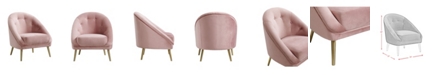 Picket House Furnishings Taryn Chair with Gold Legs